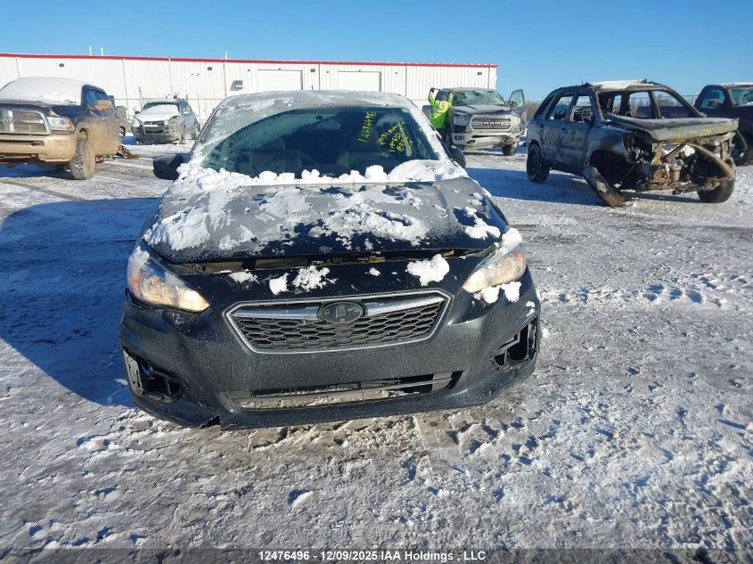 2019 Subaru Impreza Convenience VIN: 4S3GKAA60K1615839 Lot: 12476496X