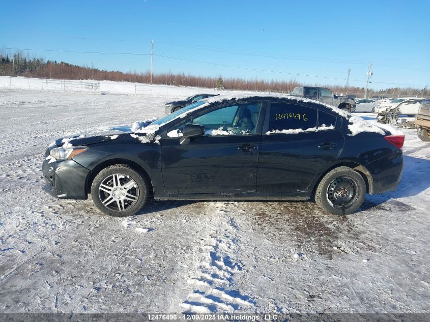 2019 Subaru Impreza Convenience VIN: 4S3GKAA60K1615839 Lot: 12476496X