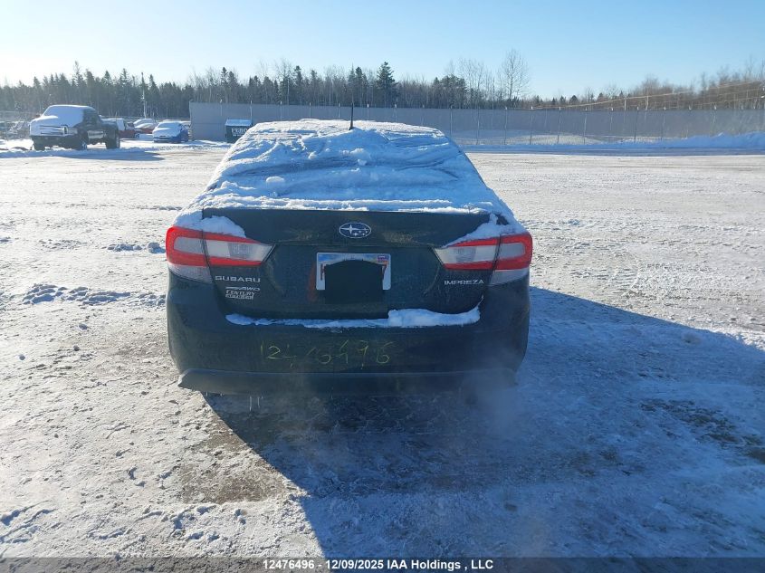 2019 Subaru Impreza Convenience VIN: 4S3GKAA60K1615839 Lot: 12476496X