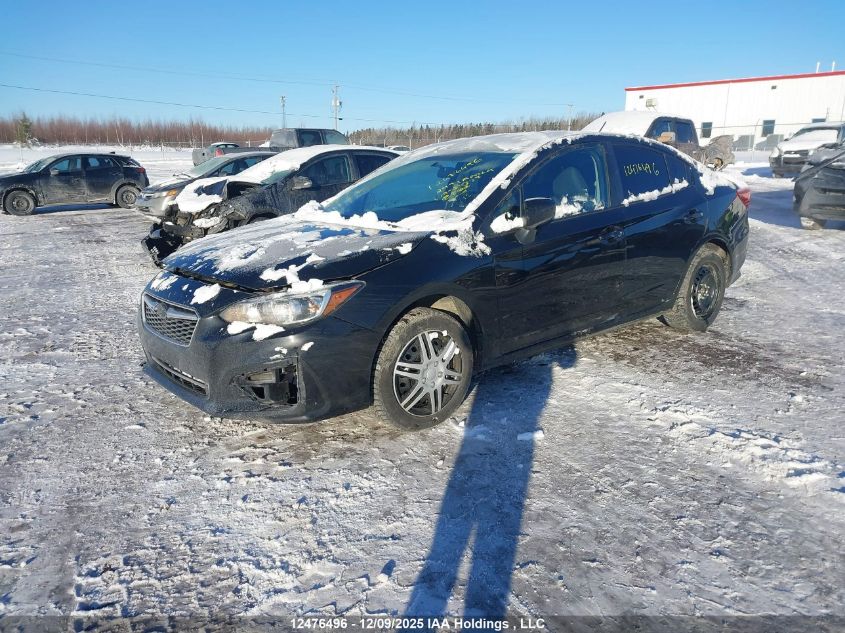 2019 Subaru Impreza Convenience VIN: 4S3GKAA60K1615839 Lot: 12476496X