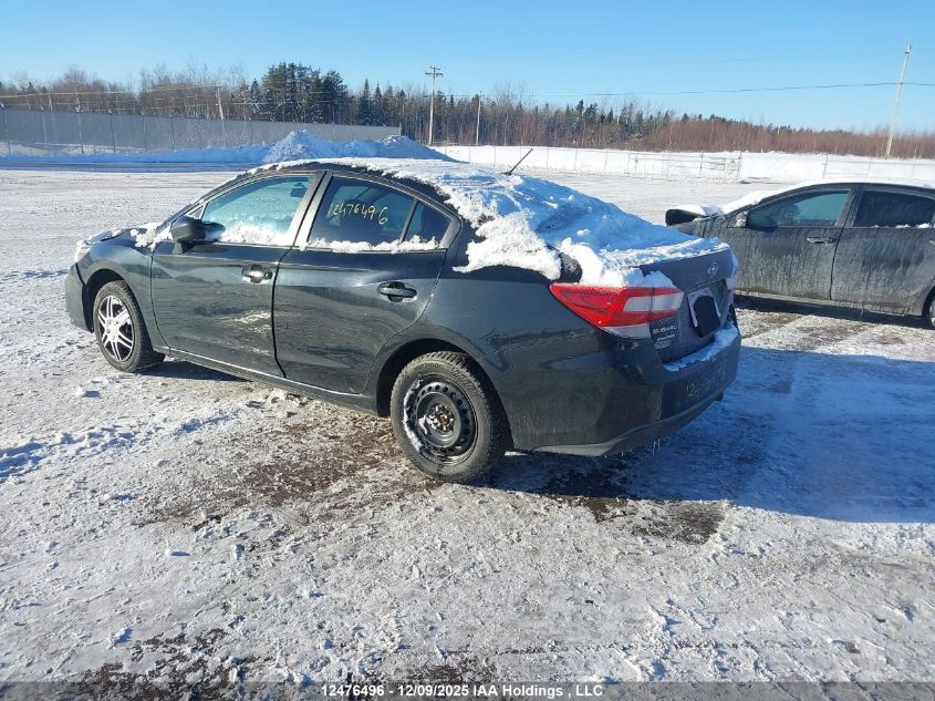 2019 Subaru Impreza Convenience VIN: 4S3GKAA60K1615839 Lot: 12476496X