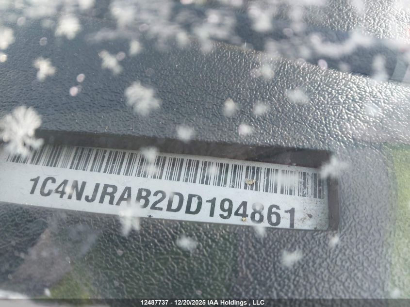 2013 Jeep Patriot Sport/North VIN: 1C4NJRAB2DD194861 Lot: 12487737