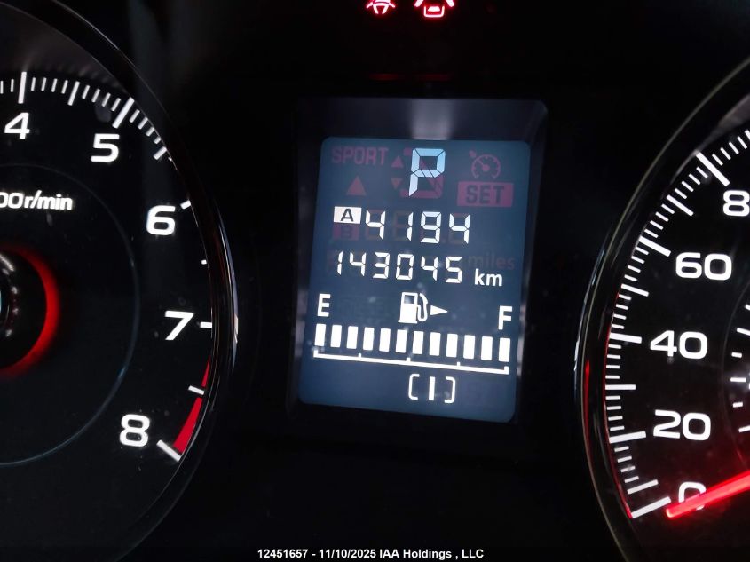 2014 Subaru Forester 2.0Xt Touring VIN: JF2SJHLCXEH435144 Lot: 12451657X