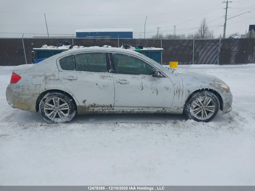 2010 Infiniti G37X VIN: JN1CV6AR9AM459619 Lot: 12478385X