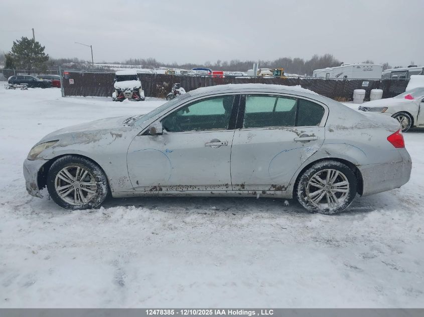 2010 Infiniti G37X VIN: JN1CV6AR9AM459619 Lot: 12478385X