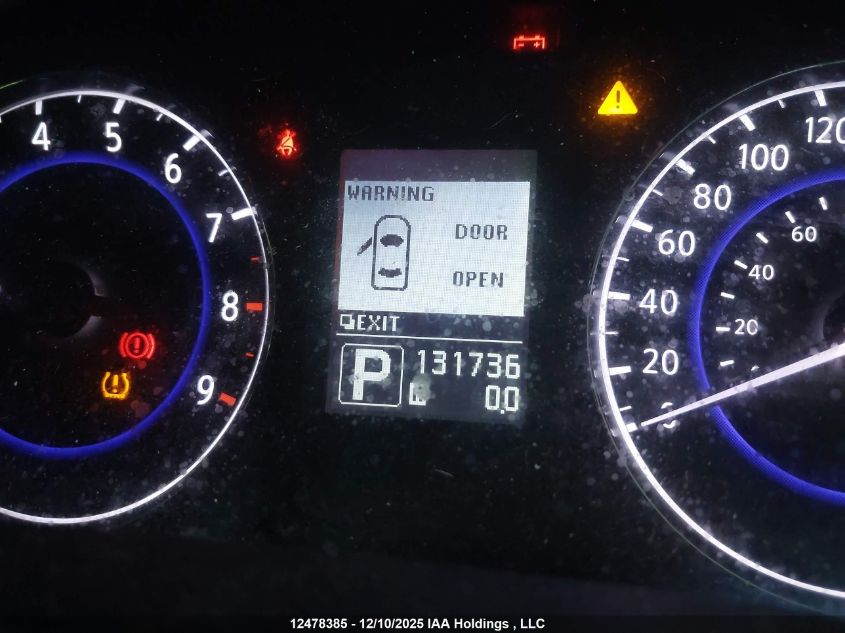 2010 Infiniti G37X VIN: JN1CV6AR9AM459619 Lot: 12478385X