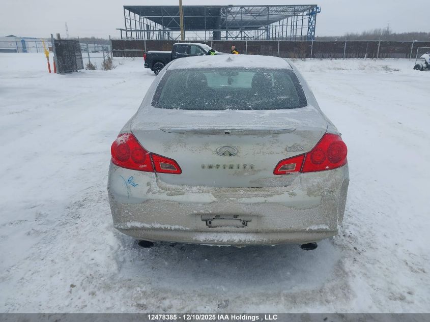 2010 Infiniti G37X VIN: JN1CV6AR9AM459619 Lot: 12478385X