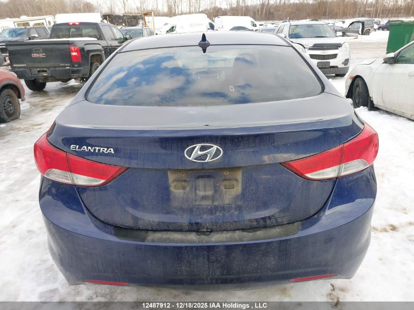 2012 Hyundai Elantra Gl VIN: 5NPDH4AE6CH130738 Lot: 12487912