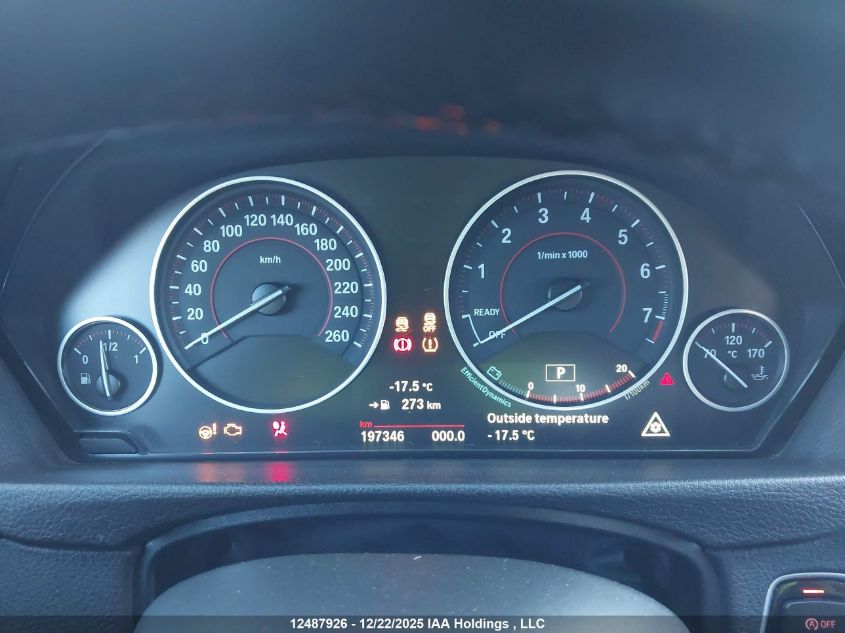 2015 BMW 335 Xi VIN: WBA3B9C53F5A48266 Lot: 12487926