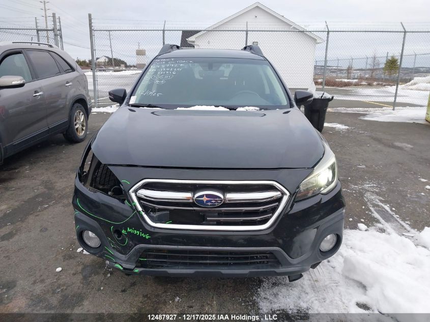 2018 Subaru Outback 2.5I Touring VIN: 4S4BSDGC4J3371216 Lot: 12487927