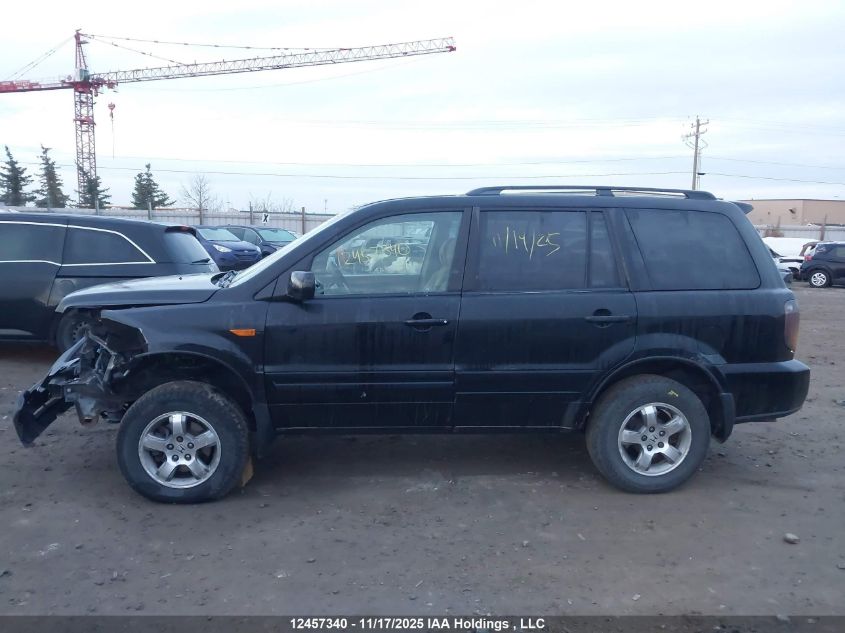 2007 Honda Pilot Ex VIN: 2HKYF184X7H538944 Lot: 12457340X