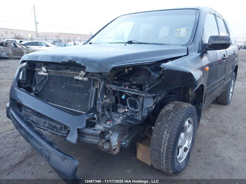 2007 Honda Pilot Ex VIN: 2HKYF184X7H538944 Lot: 12457340X