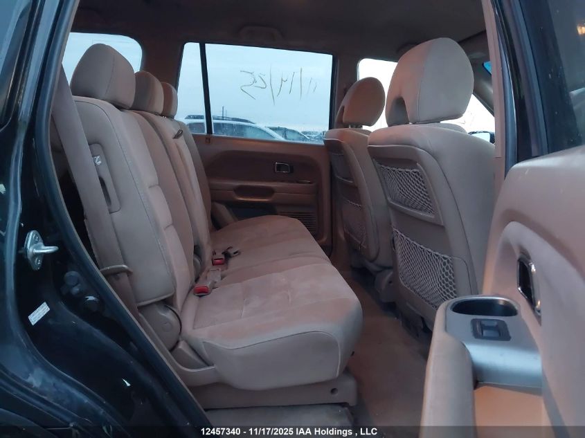 2007 Honda Pilot Ex VIN: 2HKYF184X7H538944 Lot: 12457340X