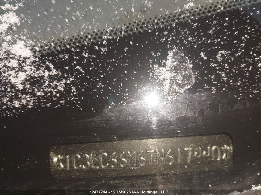 2007 Chrysler Sebring Limited VIN: 1C3LC66M67N617440 Lot: 12477744X