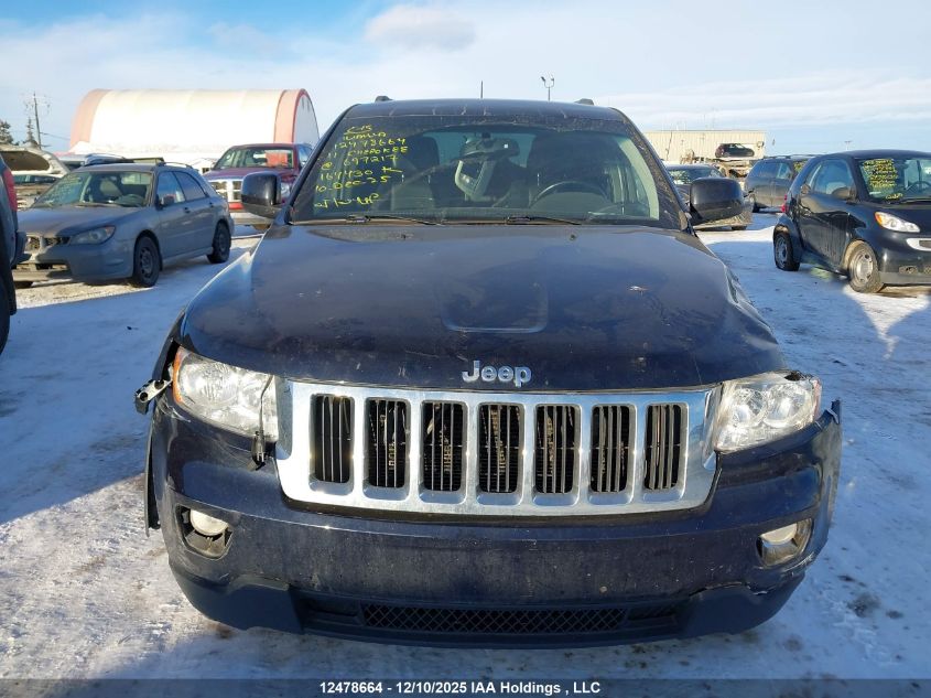 2011 Jeep Grand Cherokee Laredo VIN: 1J4RR4GG7BC697217 Lot: 12478664X