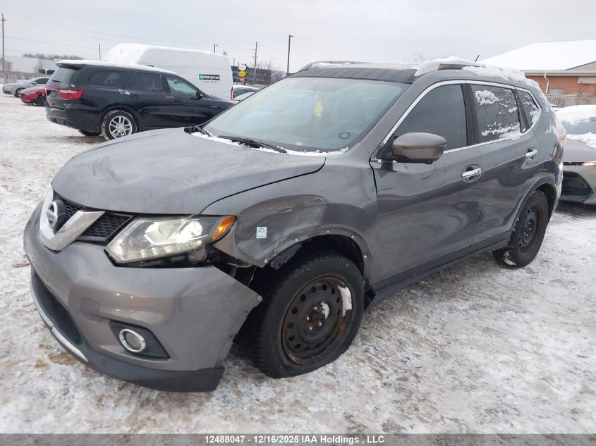2016 Nissan Rogue S/Sl/Sv VIN: 5N1AT2MV8GC882603 Lot: 12488047