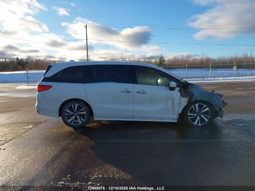 2018 Honda Odyssey Touring VIN: 5FNRL6H8XJB502089 Lot: 12488075