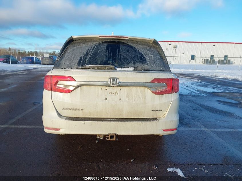 2018 Honda Odyssey Touring VIN: 5FNRL6H8XJB502089 Lot: 12488075