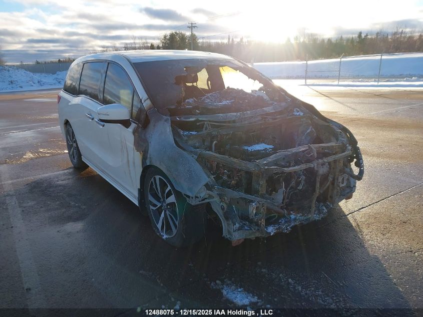 2018 Honda Odyssey Touring VIN: 5FNRL6H8XJB502089 Lot: 12488075