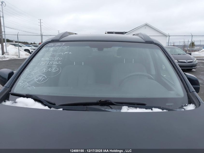 2011 Hyundai Santa Fe Gl 3.5 VIN: 5XYZG4AG9BG057560 Lot: 12488155