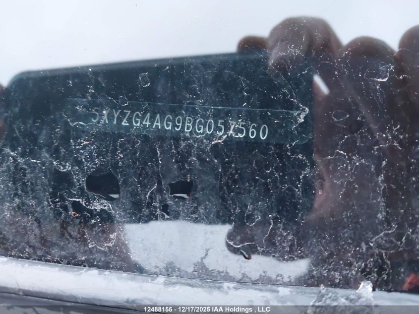 2011 Hyundai Santa Fe Gl 3.5 VIN: 5XYZG4AG9BG057560 Lot: 12488155