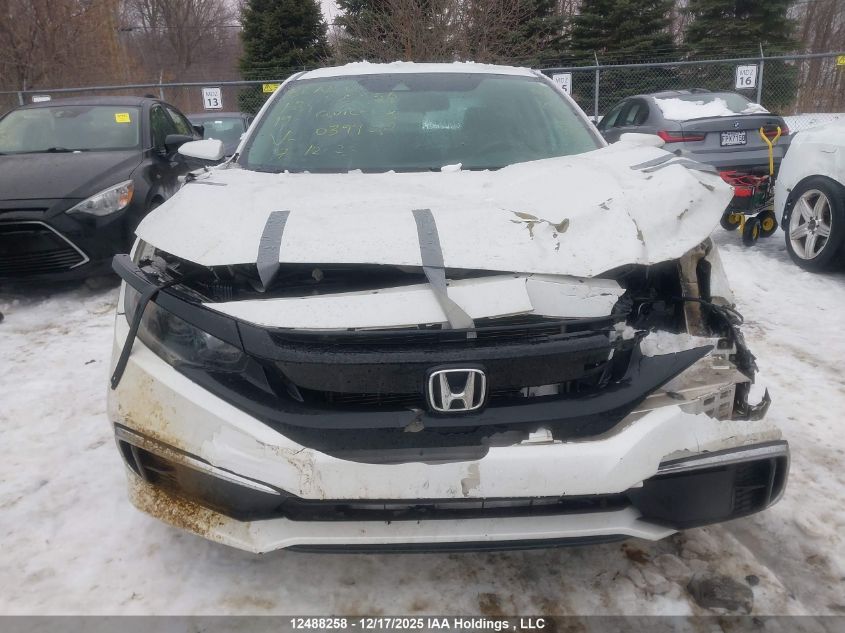 2019 Honda Civic Lx VIN: 2HGFC2F58KH039922 Lot: 12488258