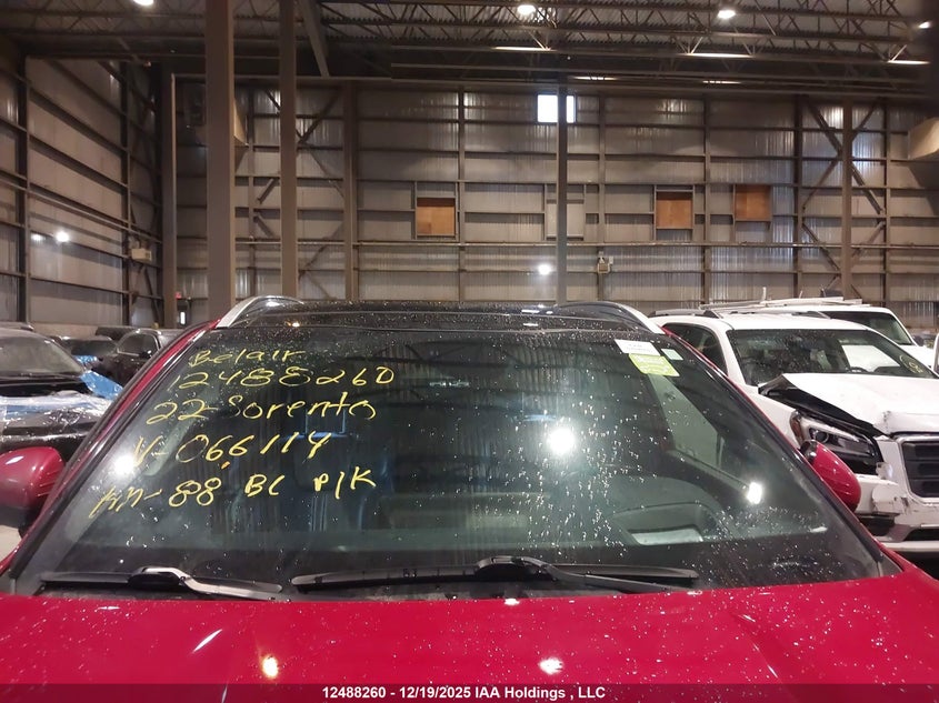 2022 Kia Sorento Hybrid VIN: KNDRMDLH4N5066114 Lot: 12488260