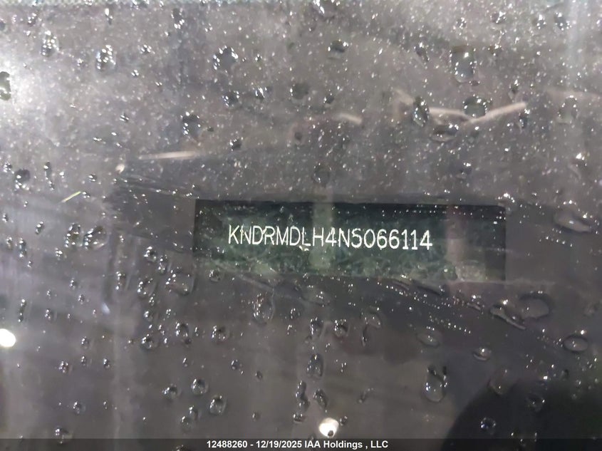 2022 Kia Sorento Hybrid VIN: KNDRMDLH4N5066114 Lot: 12488260