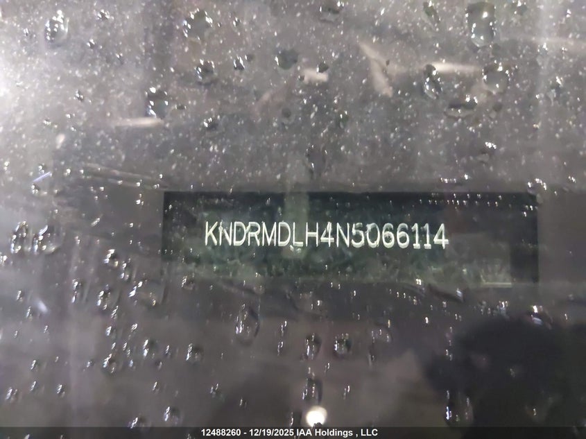 2022 Kia Sorento Hybrid VIN: KNDRMDLH4N5066114 Lot: 12488260