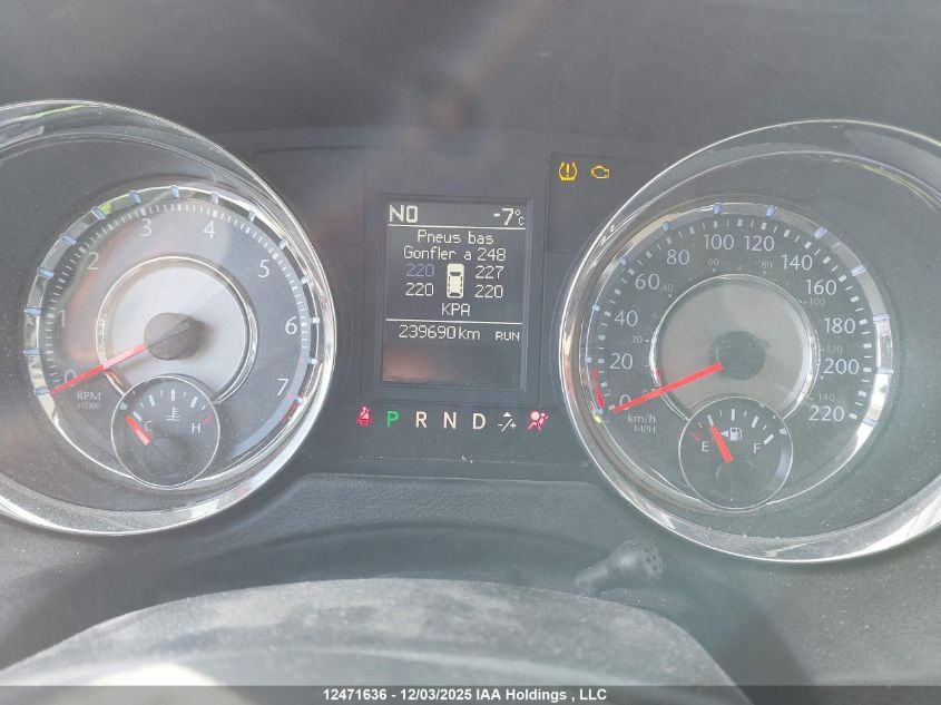 2016 Chrysler Town & Country Touring VIN: 2C4RC1CG7GR127096 Lot: 12471636X