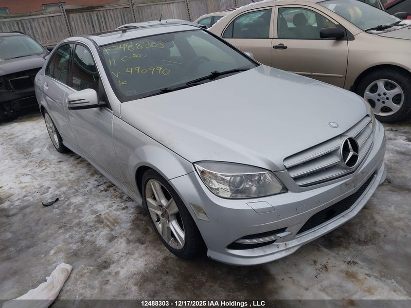WDDGF8BB4BA490990 2011 Mercedes-Benz C 300 4Matic auction photo 1