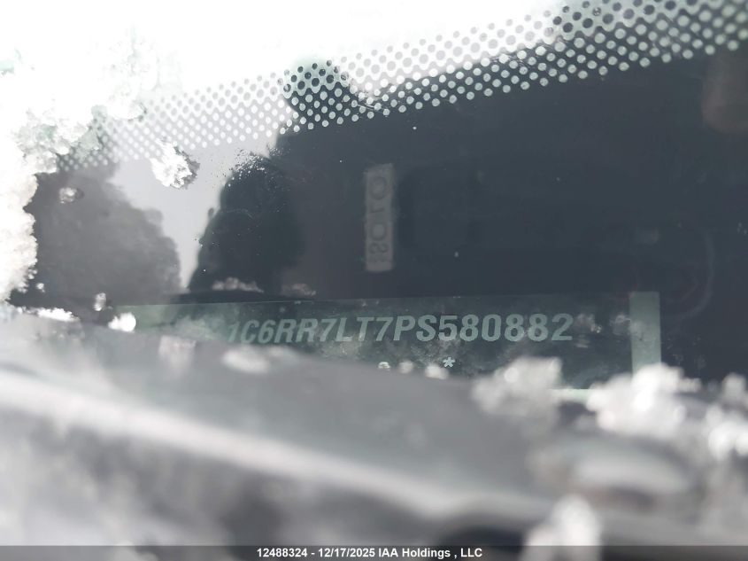 2023 Ram 1500 Classic Slt VIN: 1C6RR7LT7PS580882 Lot: 12488324