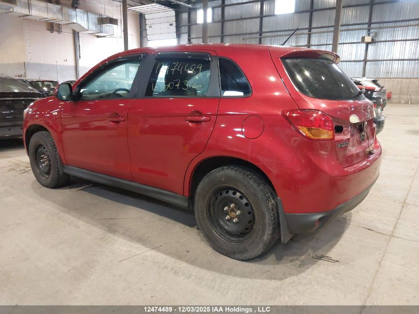 2013 Mitsubishi Rvr Es/Se VIN: 4A4AH3AU4DE607312 Lot: 12474489X