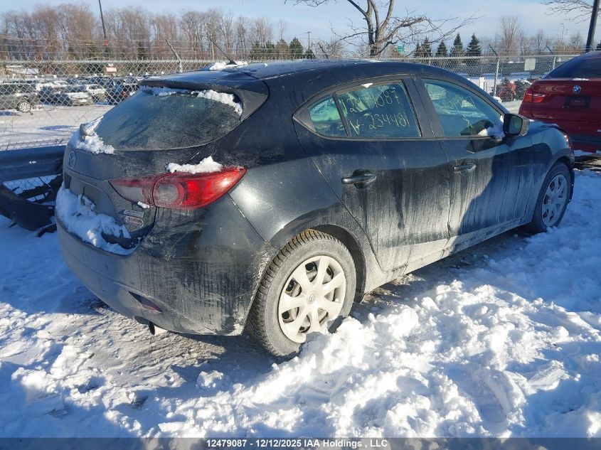 2015 Mazda Mazda3 Gx VIN: 3MZBM1K74FM234481 Lot: 12479087X