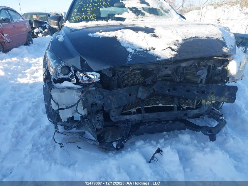 2015 Mazda Mazda3 Gx VIN: 3MZBM1K74FM234481 Lot: 12479087X