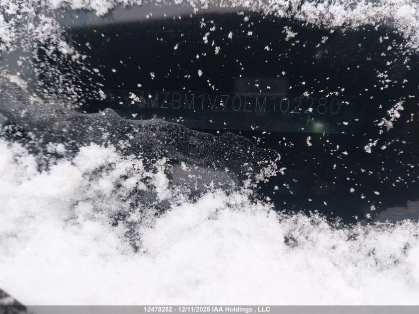 2014 Mazda Mazda3 Gs-Sky VIN: 3MZBM1V70EM102280 Lot: 12478282X