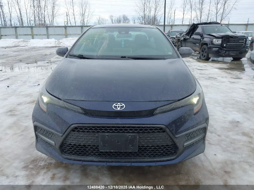 2020 Toyota Corolla Se VIN: 5YFB4RBE2LP006760 Lot: 12488420