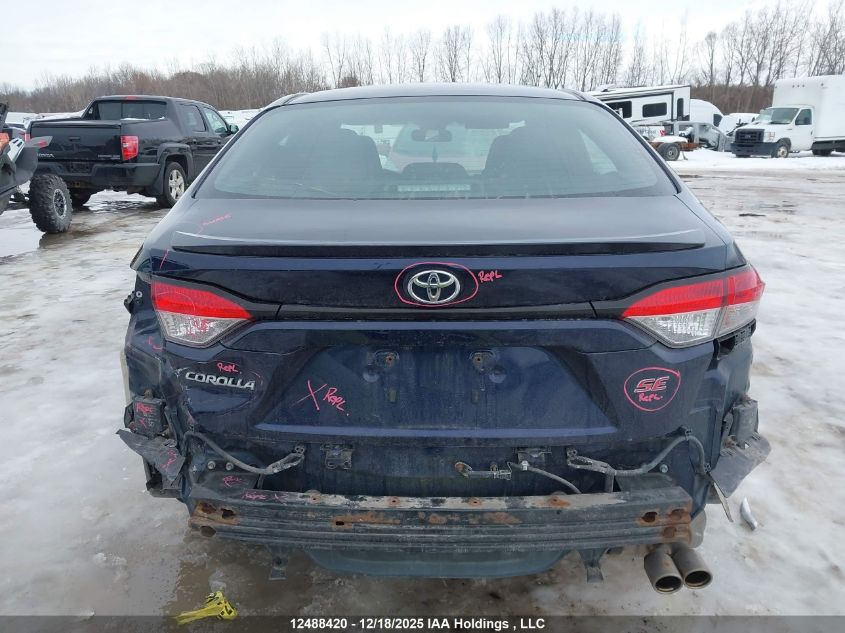 2020 Toyota Corolla Se VIN: 5YFB4RBE2LP006760 Lot: 12488420