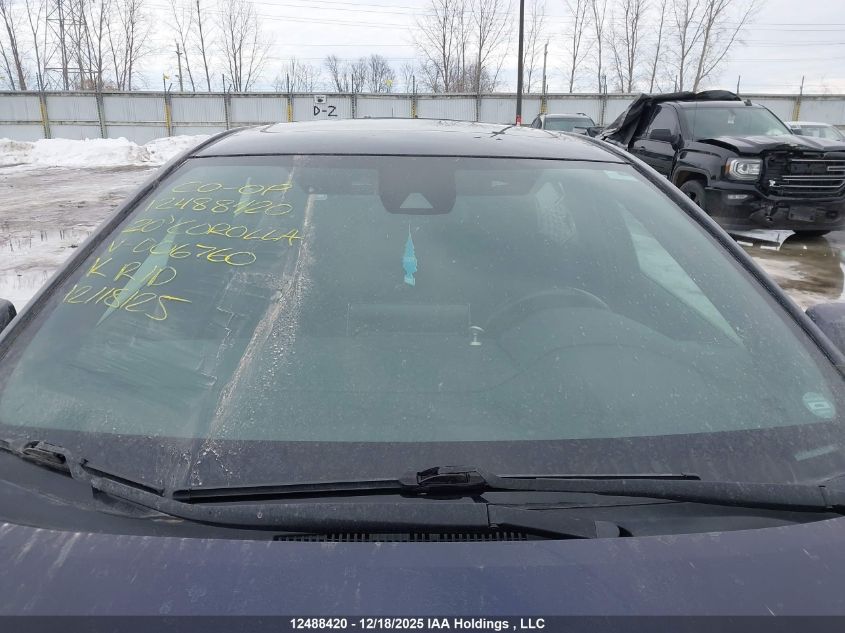 2020 Toyota Corolla Se VIN: 5YFB4RBE2LP006760 Lot: 12488420