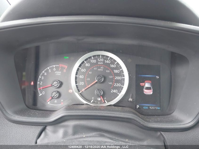 2020 Toyota Corolla Se VIN: 5YFB4RBE2LP006760 Lot: 12488420