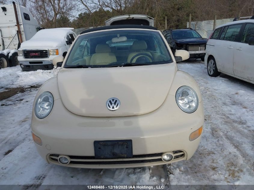 2003 Volkswagen New Beetle Gls VIN: 3VWCK21Y63M320946 Lot: 12488485