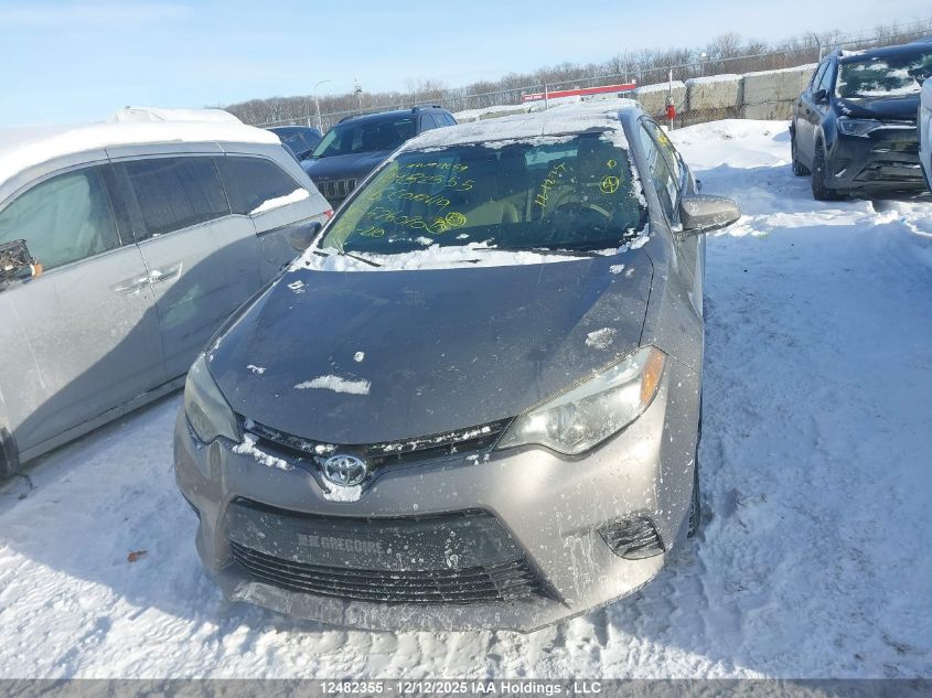 2016 Toyota Corolla Le VIN: 2T1BURHE6GC526070 Lot: 12482355X