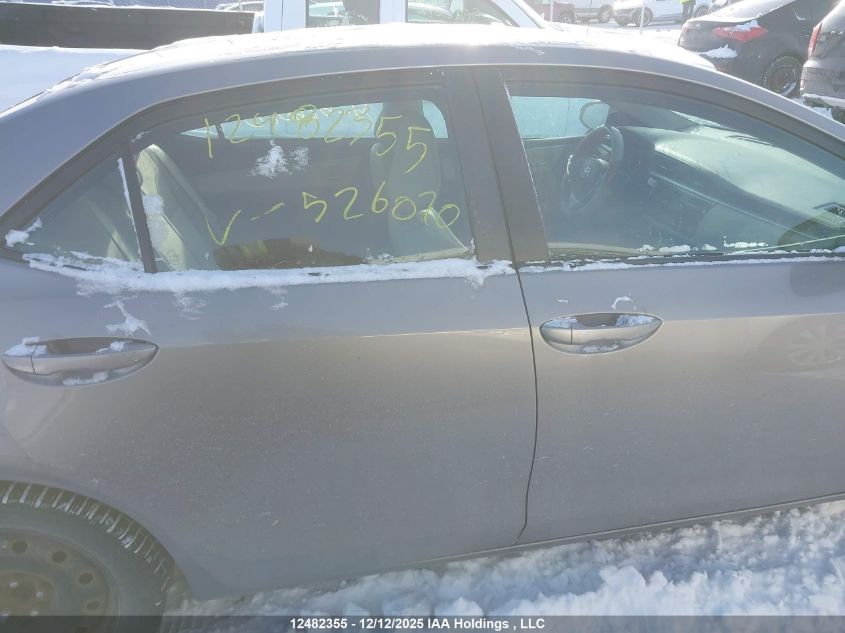 2016 Toyota Corolla Le VIN: 2T1BURHE6GC526070 Lot: 12482355X