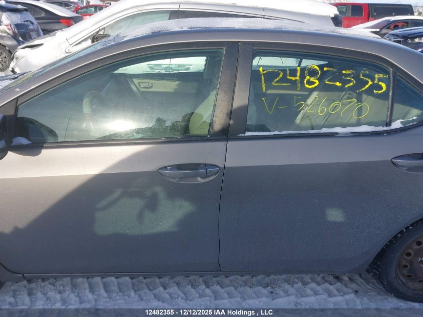 2016 Toyota Corolla Le VIN: 2T1BURHE6GC526070 Lot: 12482355X