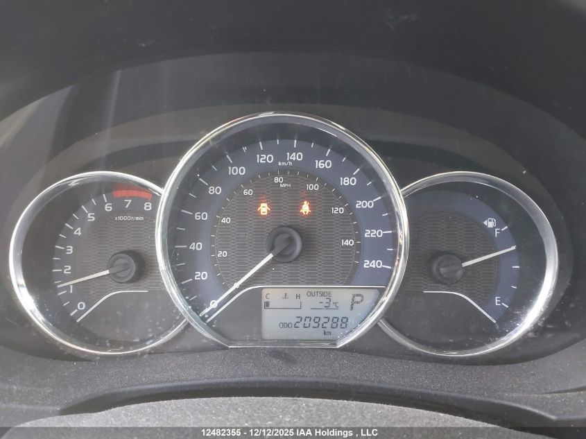 2016 Toyota Corolla Le VIN: 2T1BURHE6GC526070 Lot: 12482355X