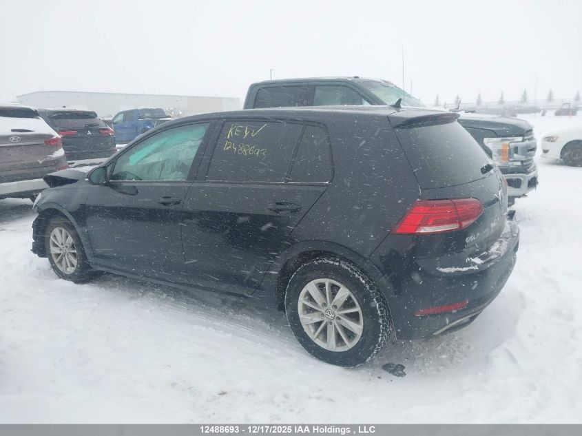 2019 Volkswagen Golf 1.4 Tsi Comfortline/1.4 Tsi Execline/1.4 Tsi Highline VIN: 3VWG57AU0KM025973 Lot: 12488693