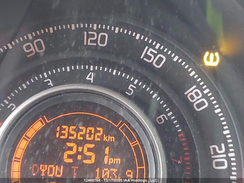 2012 Fiat 500 Abarth VIN: 3C3CFFFH5CT347475 Lot: 12488764