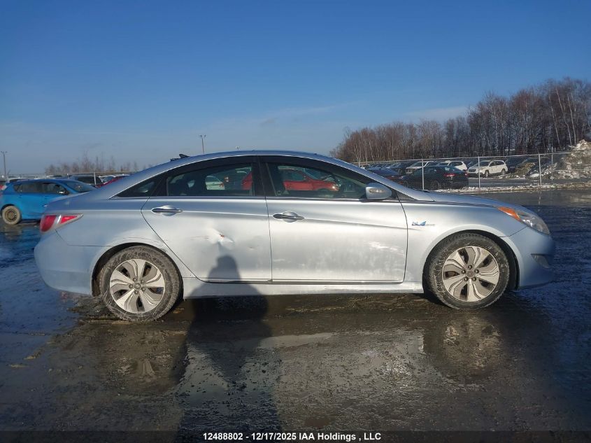 2013 Hyundai Sonata Hybrid Limited VIN: KMHEC4A47DA080222 Lot: 12488802