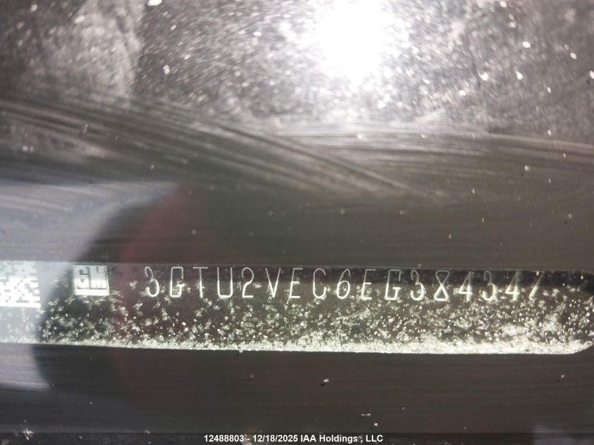 2014 GMC Sierra 1500 Slt VIN: 3GTU2VEC6EG384347 Lot: 12488803