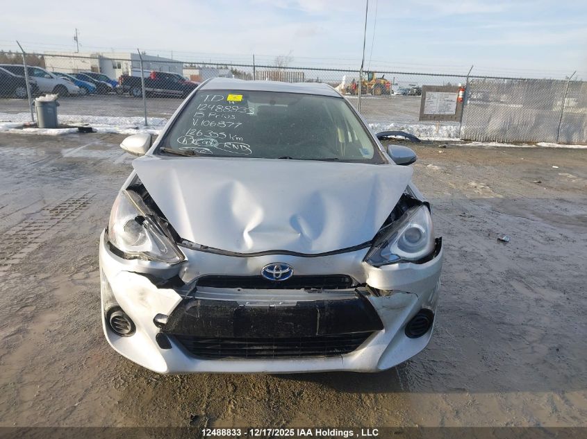 2015 Toyota Prius C Technology VIN: JTDKDTB32F1106877 Lot: 12488833